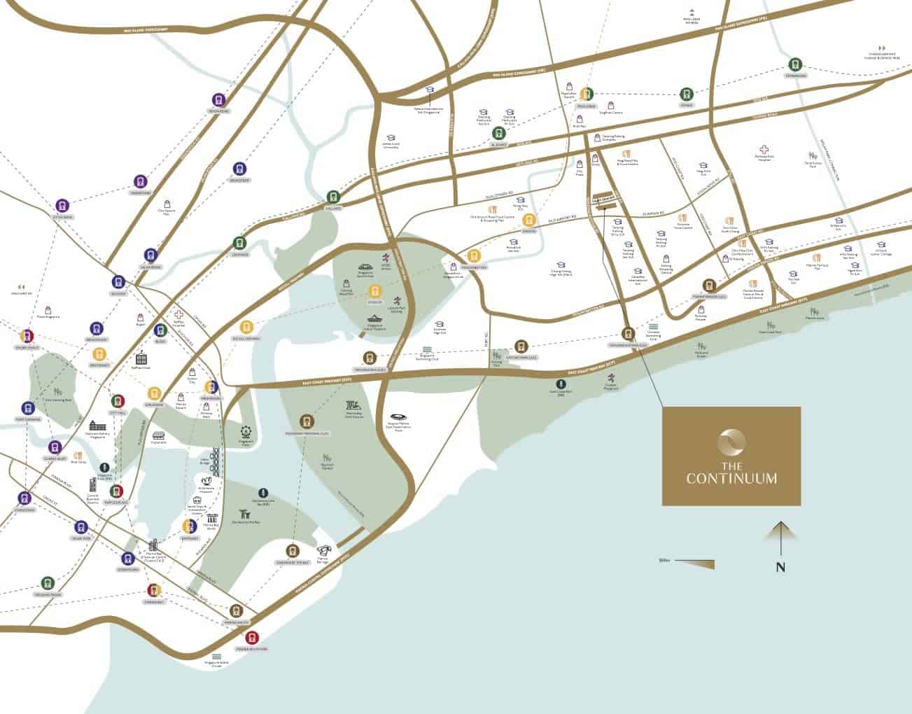 The Continuum Location Map