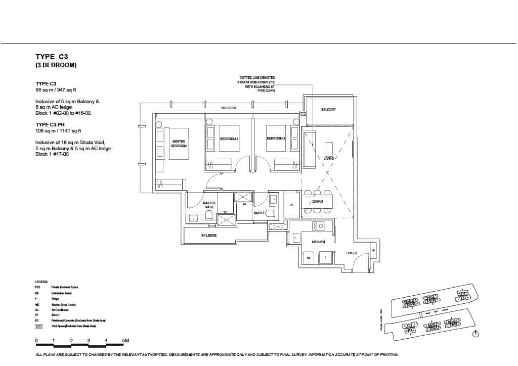The Continuum Floor Plan Type C3