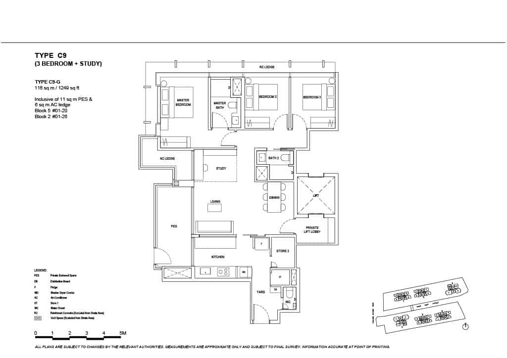 The Continuum Floor Plan Type C9G